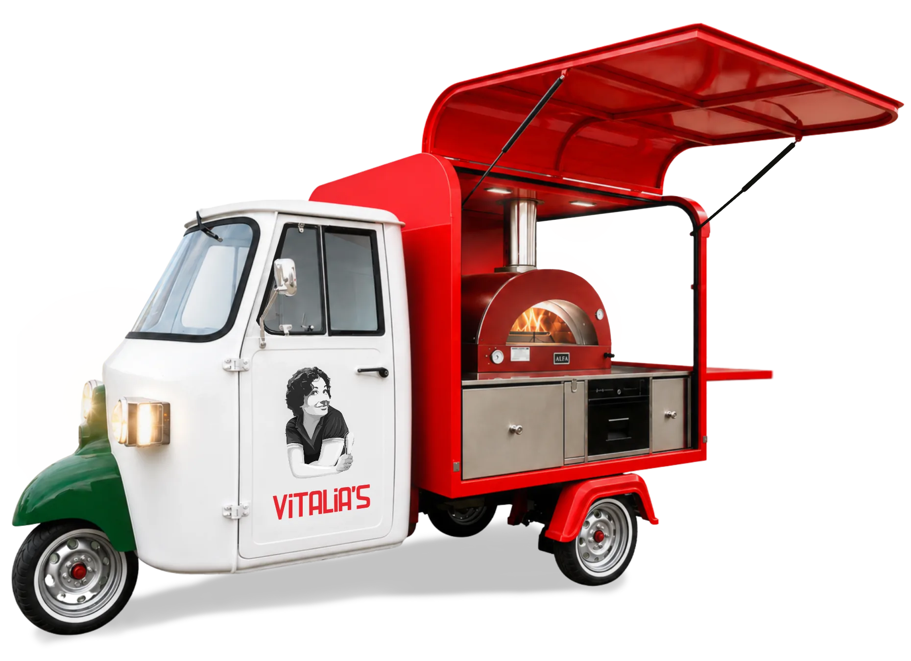 Vitalia's Pizza on Wheels truck